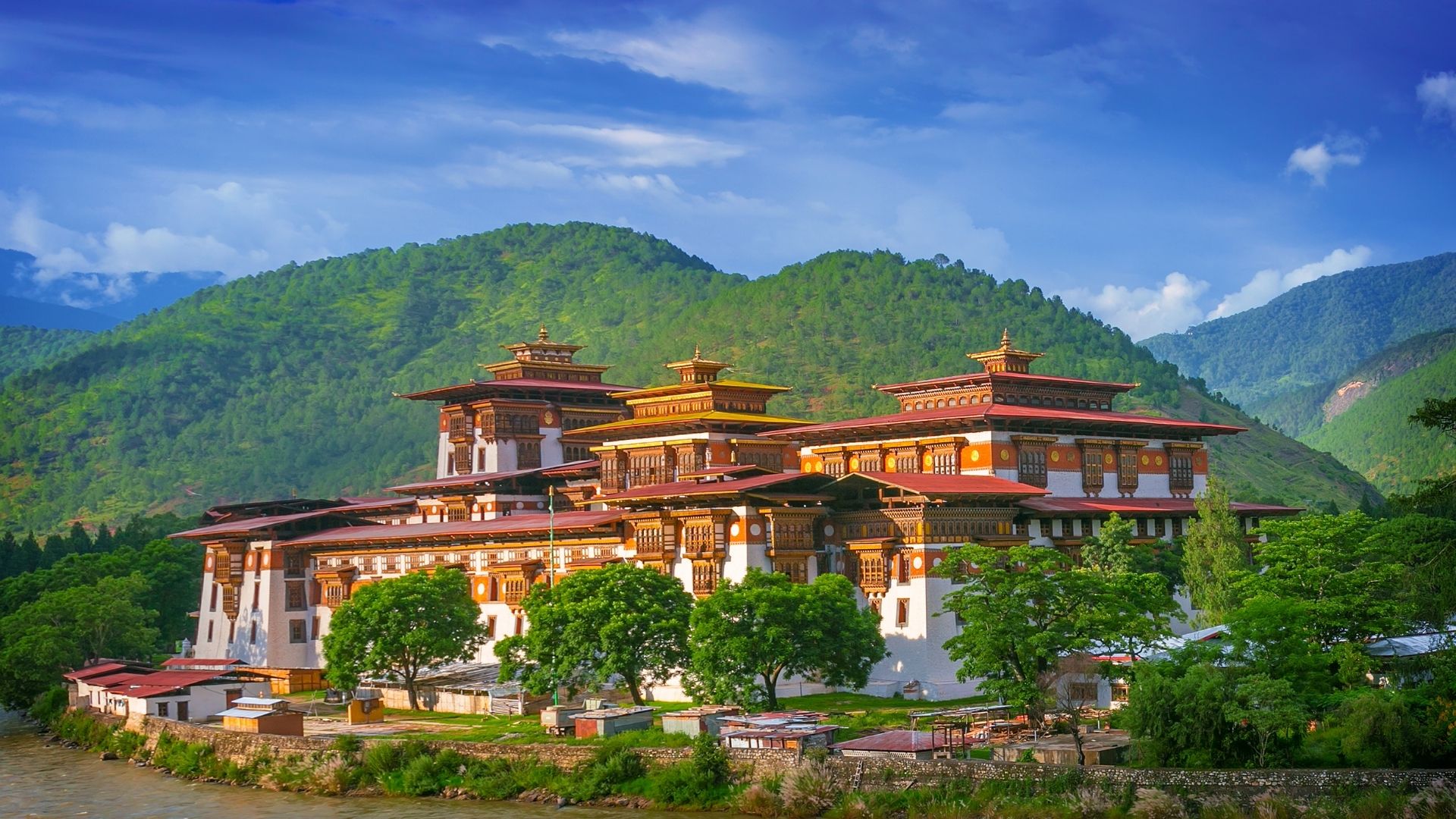 Bhutanin matka - Punakha monastery 