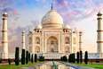 Taj Mahal Agra - Intian kauneimmat temppelit nähtävyydet 