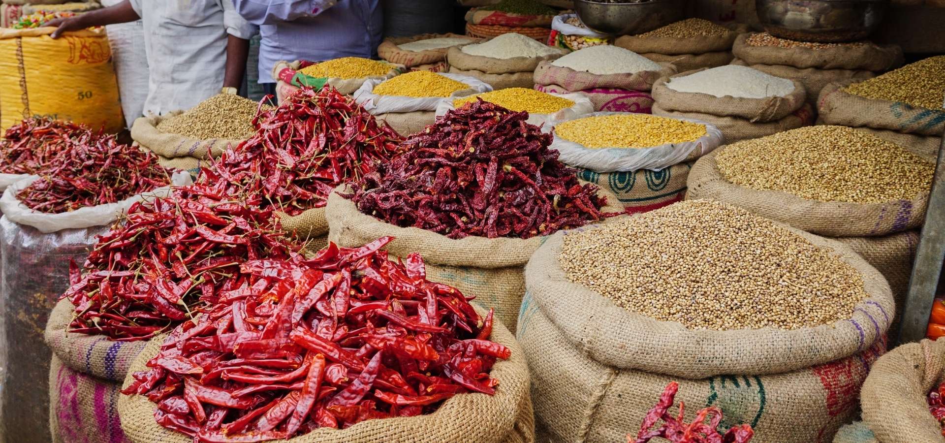 Vanhan Delhin Spice market mauste tori