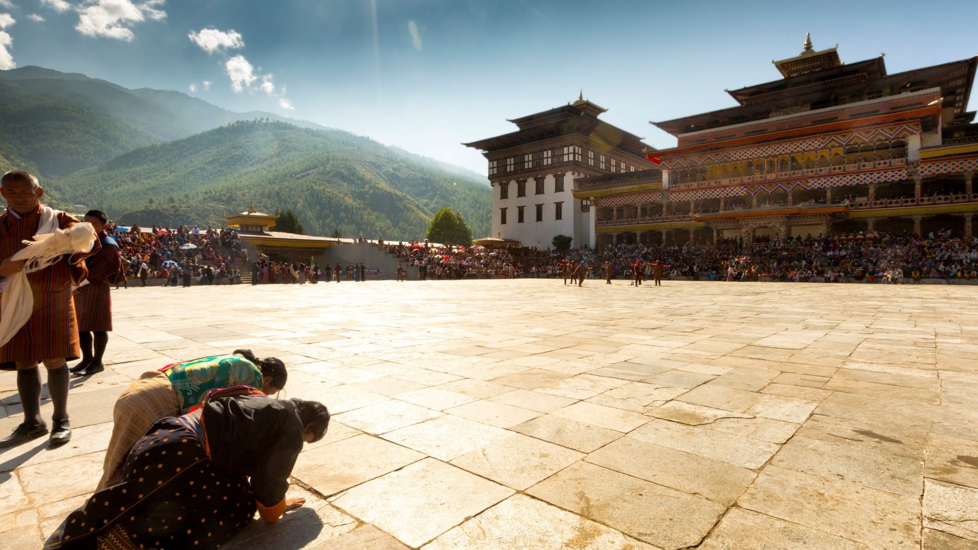 Bhutan Punakha zhong luostari