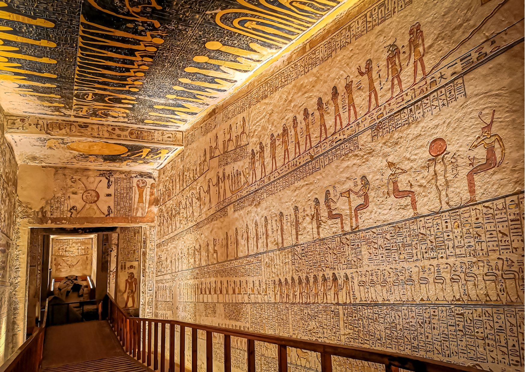 Hautakammio Kuninkaiden Laaksossa Luxorissa